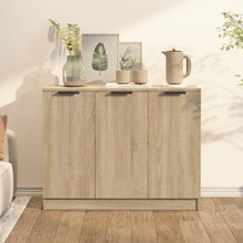 Dressoir 90,5X30X70 Cm Bewerkt Hout Kleurig Sonoma eiken