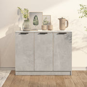 Dressoir 90,5x30x70 cm bewerkt hout betongrijs