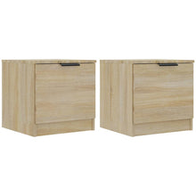 Nachtkastjes 40X39X40 Cm Kleurig 2 Sonoma eiken