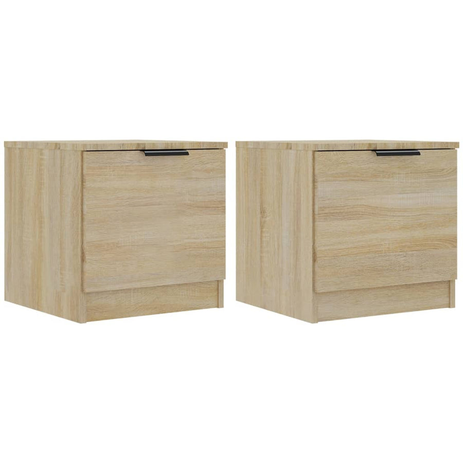 Nachtkastjes 40X39X40 Cm Kleurig 2 Sonoma eiken