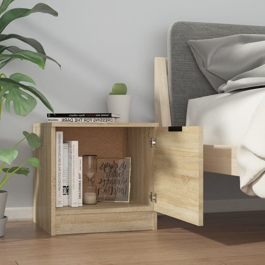 Nachtkastjes 40X39X40 Cm Kleurig 2 Sonoma eiken