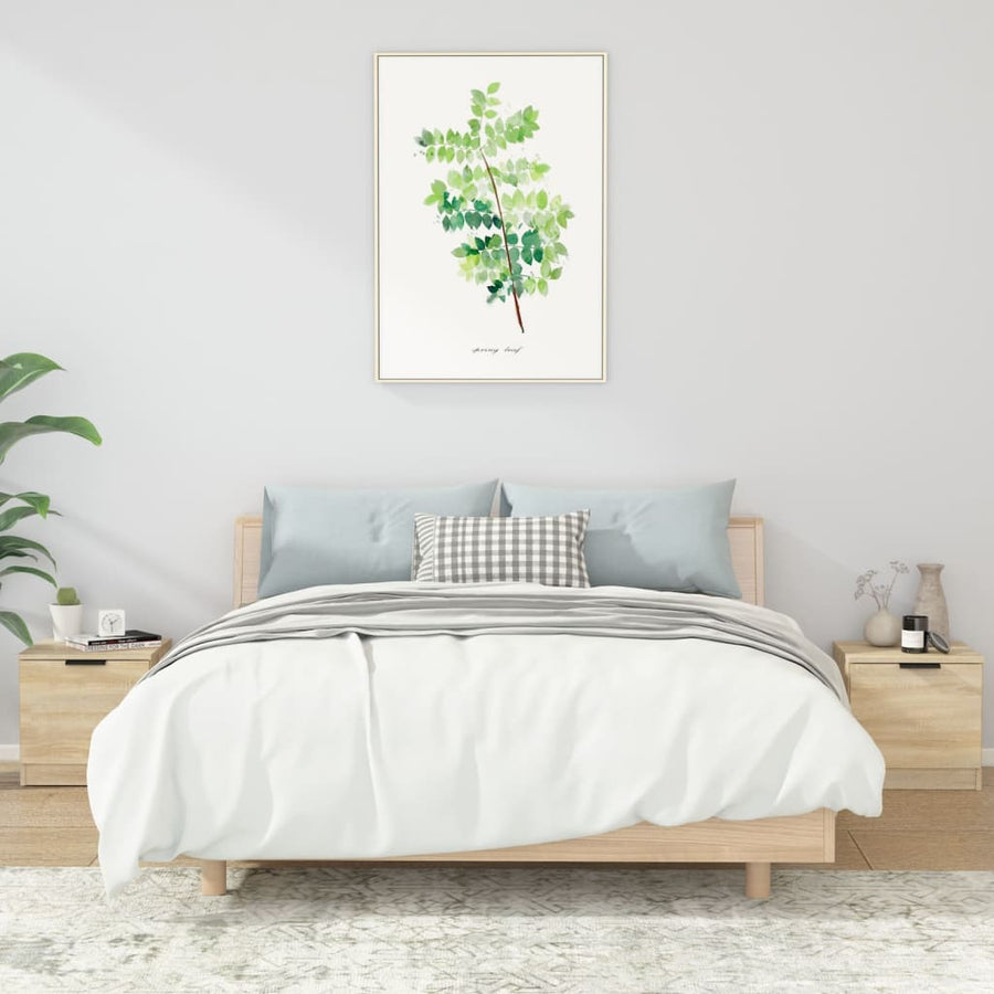 Nachtkastjes 40X39X40 Cm Kleurig 2 Sonoma eiken
