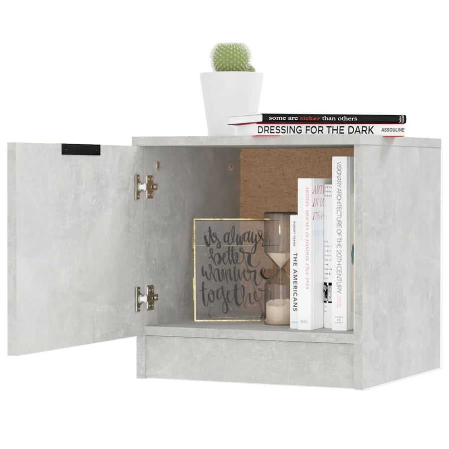 Nachtkastjes 40X39X40 Cm 2 Betongrijs
