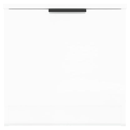 Nachtkastjes 2 st 40x39x40 cm hoogglans wit