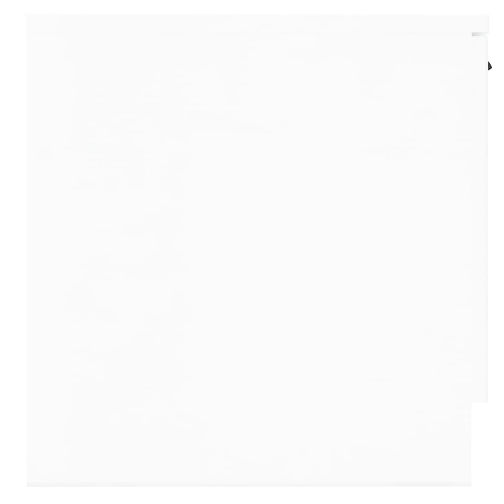 Nachtkastjes 2 st 40x39x40 cm hoogglans wit