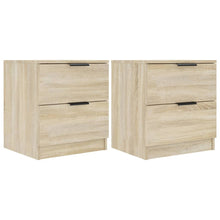 Nachtkastjes 2 St Bewerkt Hout Sonoma Eikenkleurig