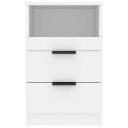 Nachtkastjes Bewerkt Hout 2 Wit