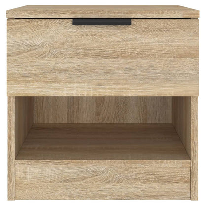 Nachtkastjes Bewerkt Hout Kleurig 2 Sonoma eiken