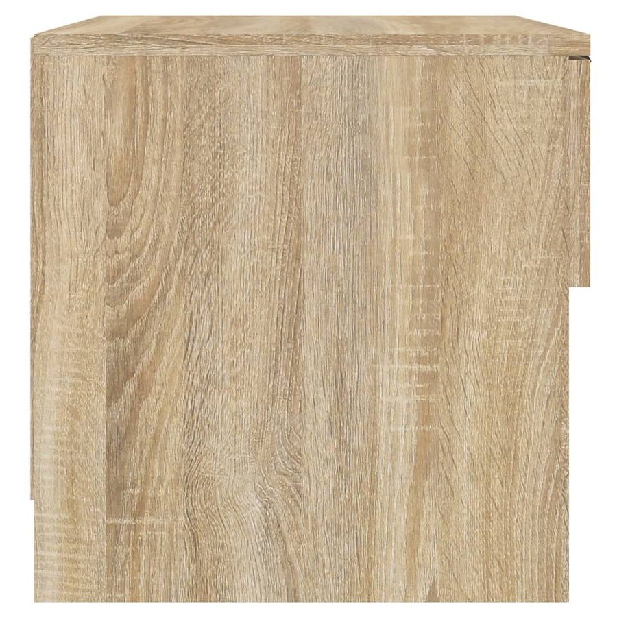 Nachtkastjes Bewerkt Hout Kleurig 2 Sonoma eiken
