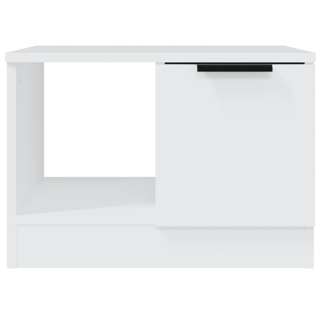 Salontafel 50X50X36 Cm Bewerkt Hout Wit