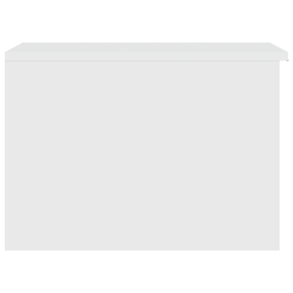 Salontafel 50X50X36 Cm Bewerkt Hout Wit