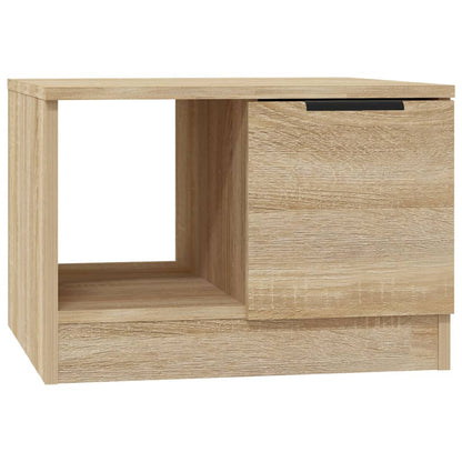 Salontafel 50X50X36 Cm Bewerkt Hout Kleurig Sonoma eiken