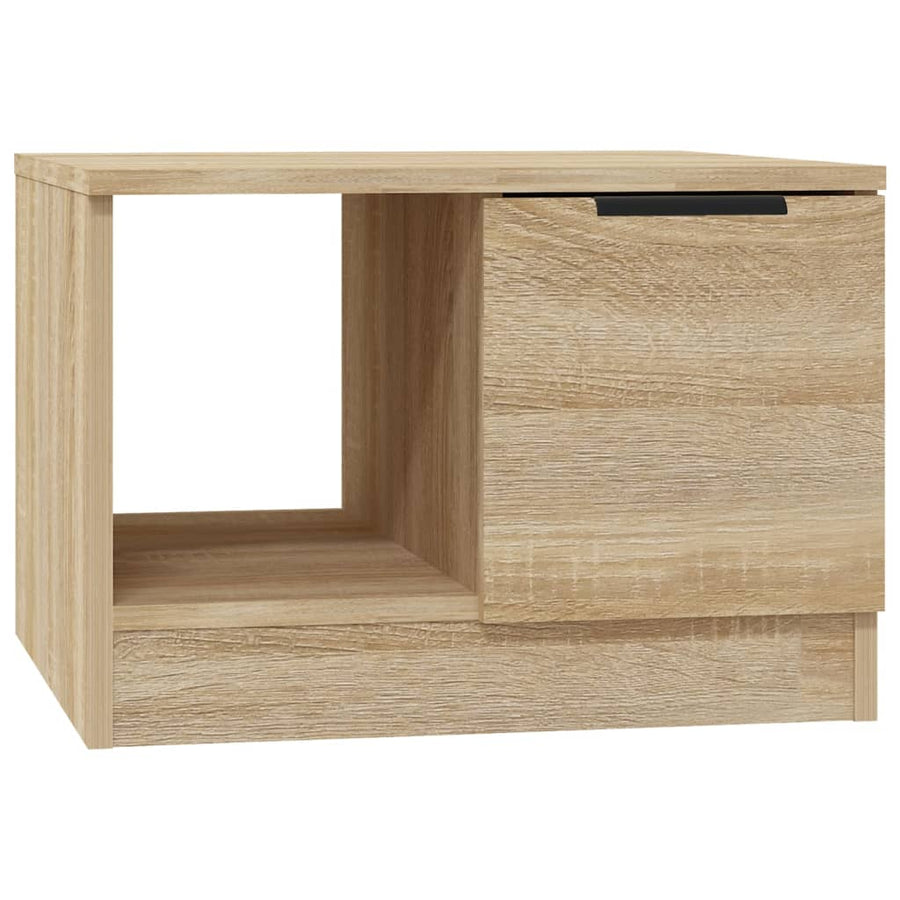 Salontafel 50X50X36 Cm Bewerkt Hout Kleurig Sonoma eiken