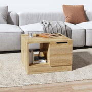 Salontafel 50x50x36 cm bewerkt hout sonoma eiken