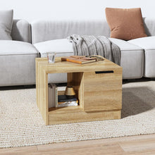 Salontafel 50X50X36 Cm Bewerkt Hout Kleurig Sonoma eiken