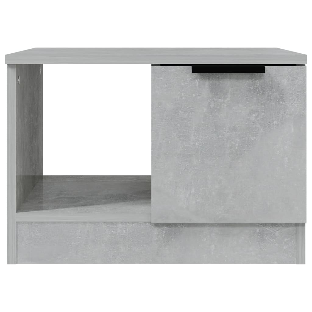 Salontafel 50X50X36 Cm Bewerkt Hout Betongrijs