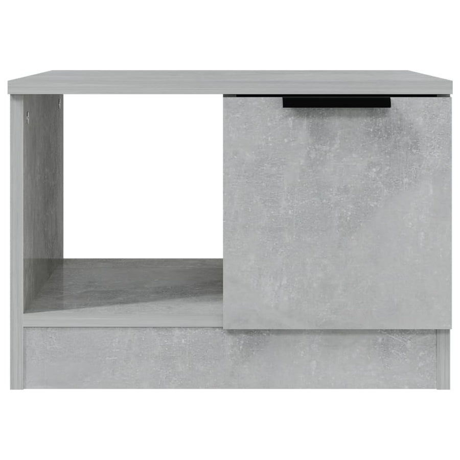 Salontafel 50X50X36 Cm Bewerkt Hout Betongrijs