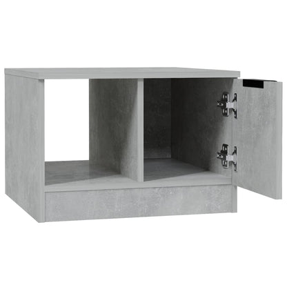 Salontafel 50X50X36 Cm Bewerkt Hout Betongrijs