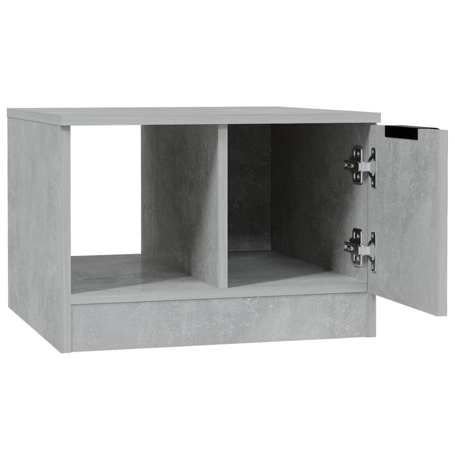 Salontafel 50X50X36 Cm Bewerkt Hout Betongrijs
