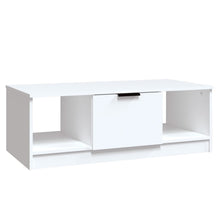Salontafel 102X50X36 Cm Bewerkt Hout Wit