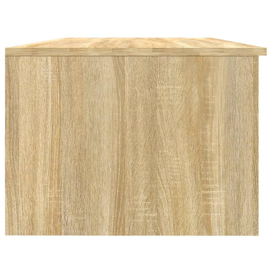 Salontafel 02X50X36 Cm Bewerkt Hout Kleurig Sonoma eiken