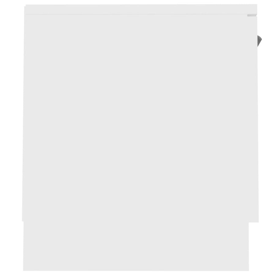 Tv-meubel 140x35x40 cm bewerkt hout wit Wit