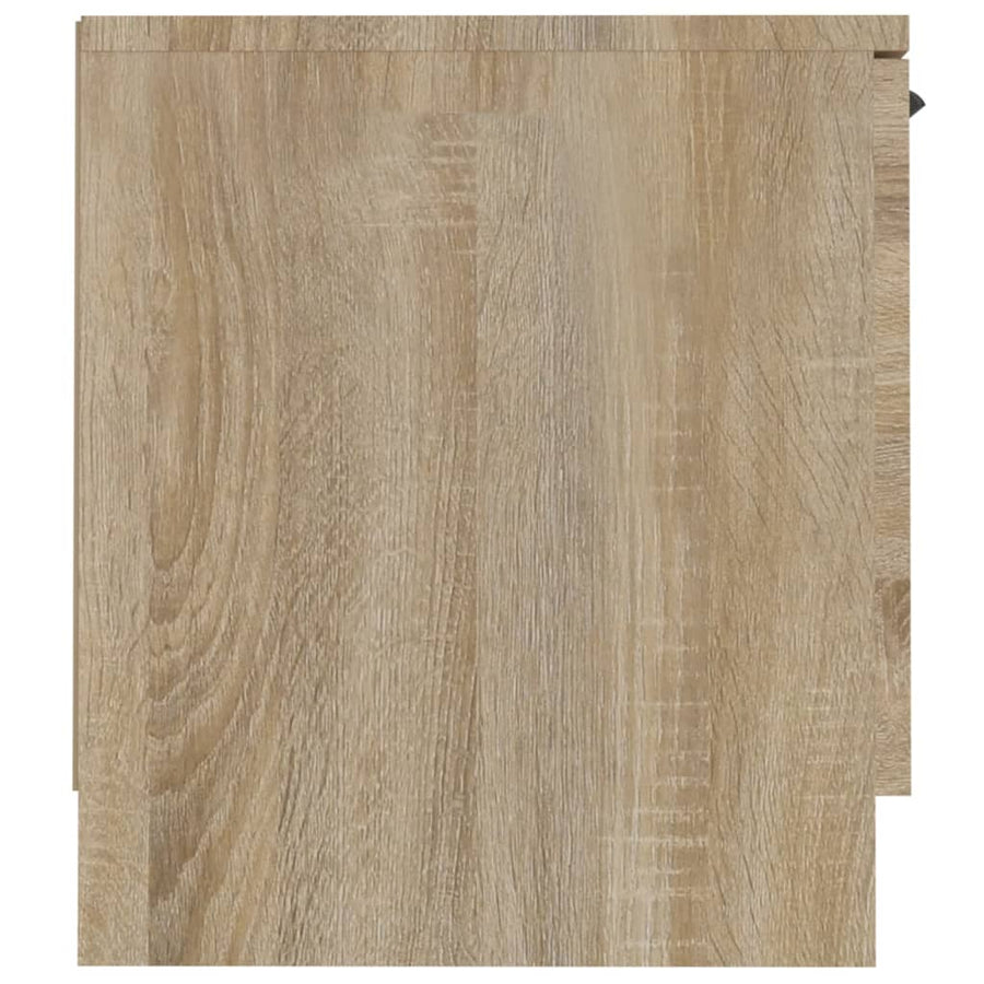 Tv-meubel 140x35x40 cm bewerkt hout sonoma eikenkleurig Sonoma eiken