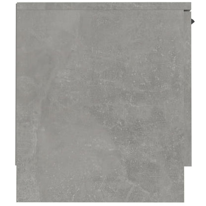 Tv-meubel 140x35x40 cm bewerkt hout betongrijs Betongrijs