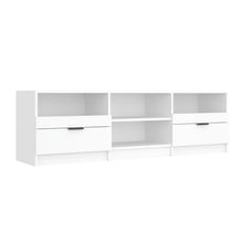 Tv-Meubel 50X33,5X45 Cm Bewerkt Hout Wit