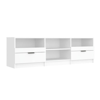 Tv-Meubel 50X33,5X45 Cm Bewerkt Hout Wit