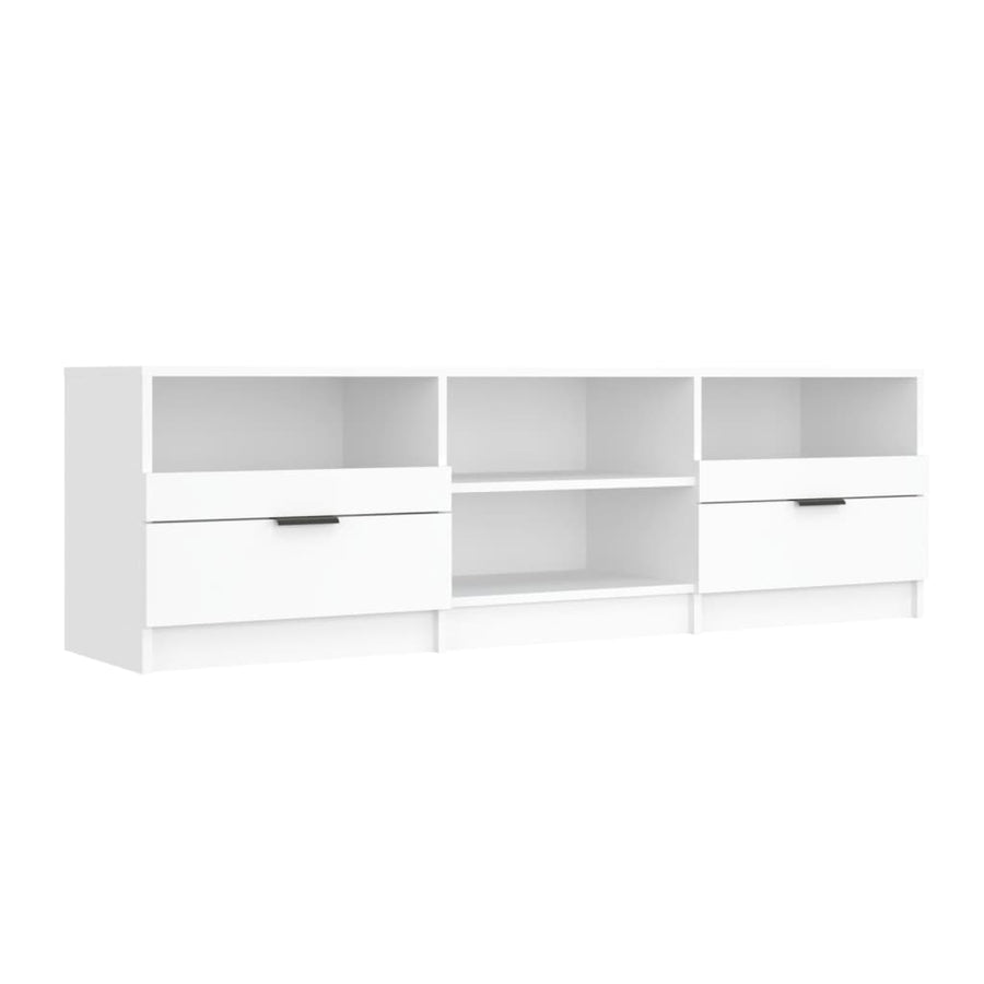 Tv-Meubel 50X33,5X45 Cm Bewerkt Hout Wit