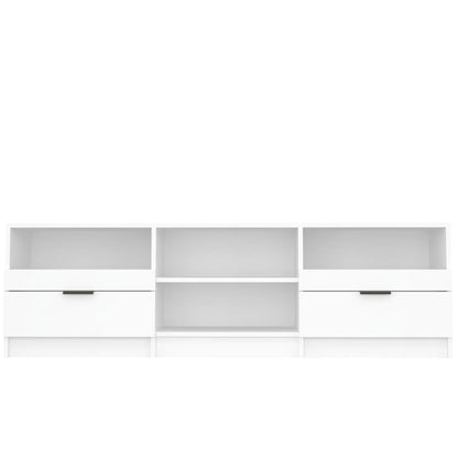 Tv-Meubel 50X33,5X45 Cm Bewerkt Hout Wit