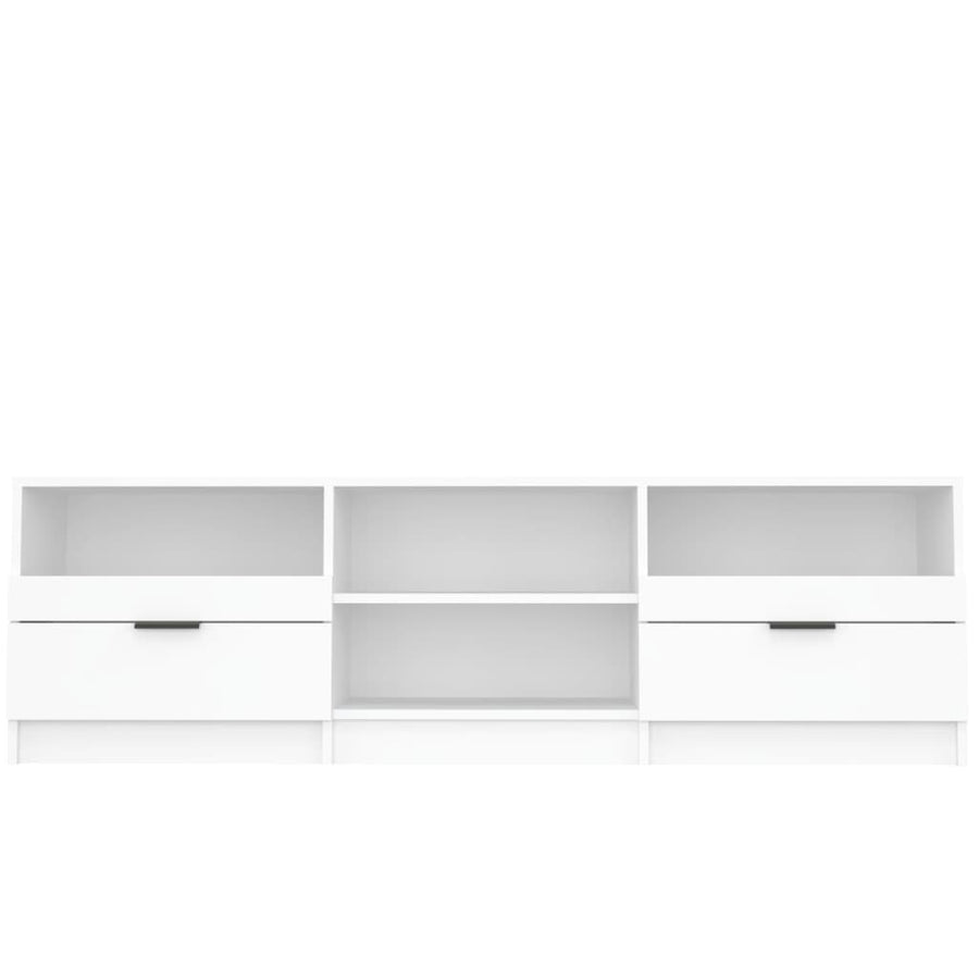 Tv-Meubel 50X33,5X45 Cm Bewerkt Hout Wit