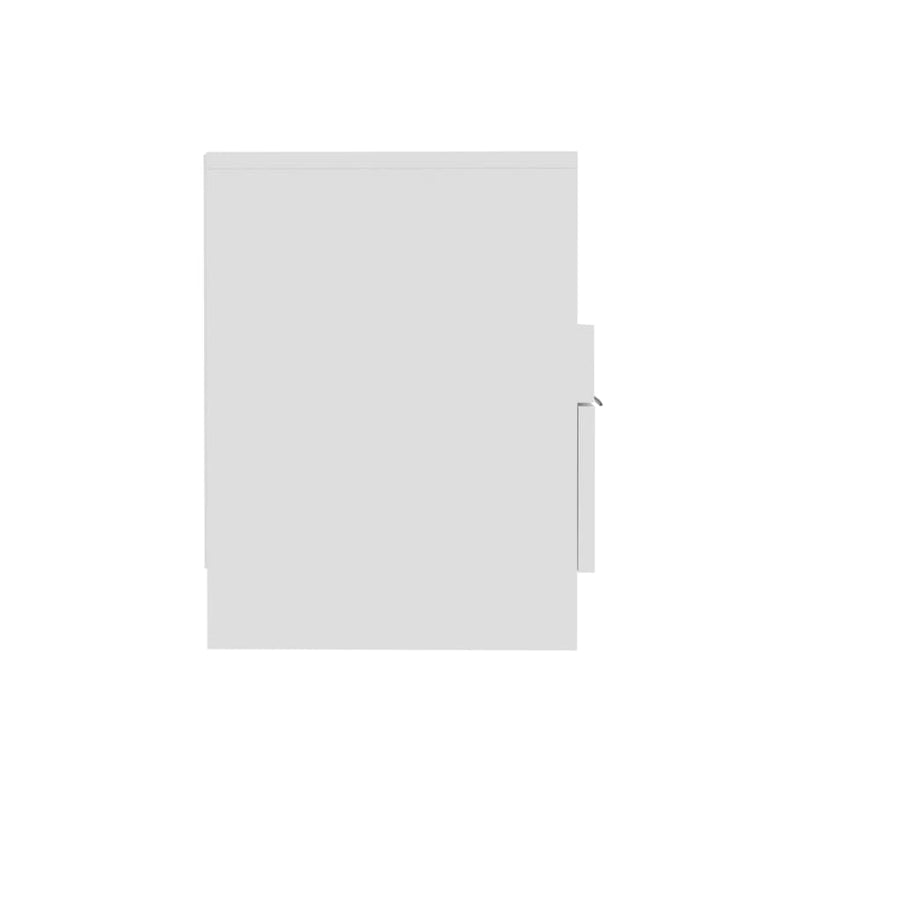 Tv-Meubel 50X33,5X45 Cm Bewerkt Hout Wit