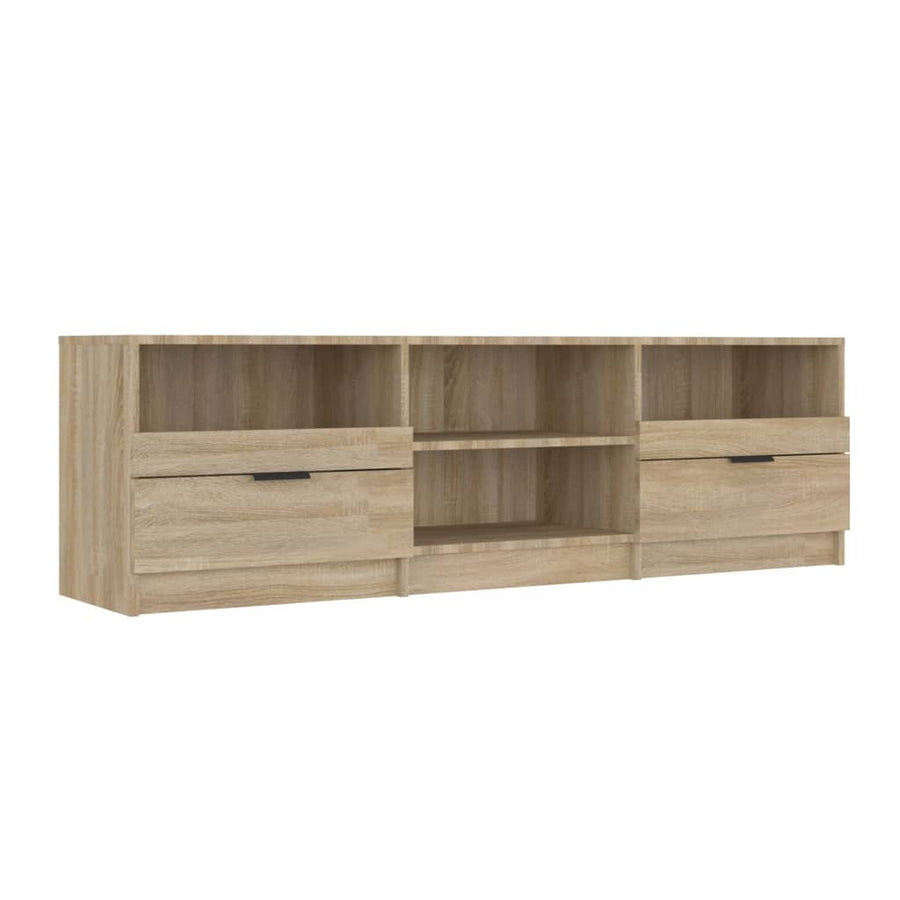 Tv-Meubel 50X33,5X45 Cm Bewerkt Hout Kleurig Sonoma eiken