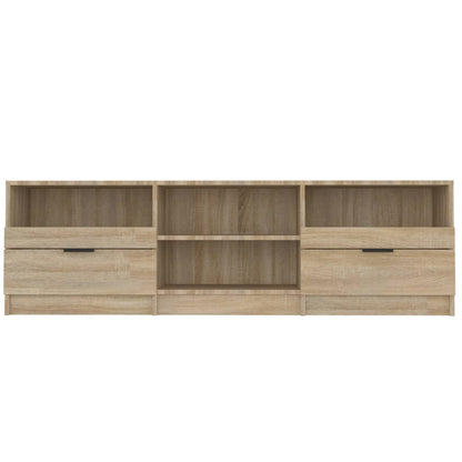 Tv-Meubel 50X33,5X45 Cm Bewerkt Hout Kleurig Sonoma eiken