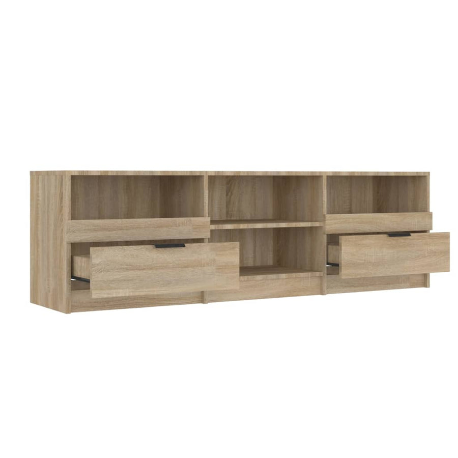 Tv-Meubel 50X33,5X45 Cm Bewerkt Hout Kleurig Sonoma eiken