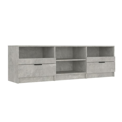 Tv-Meubel 50X33,5X45 Cm Bewerkt Hout Betongrijs
