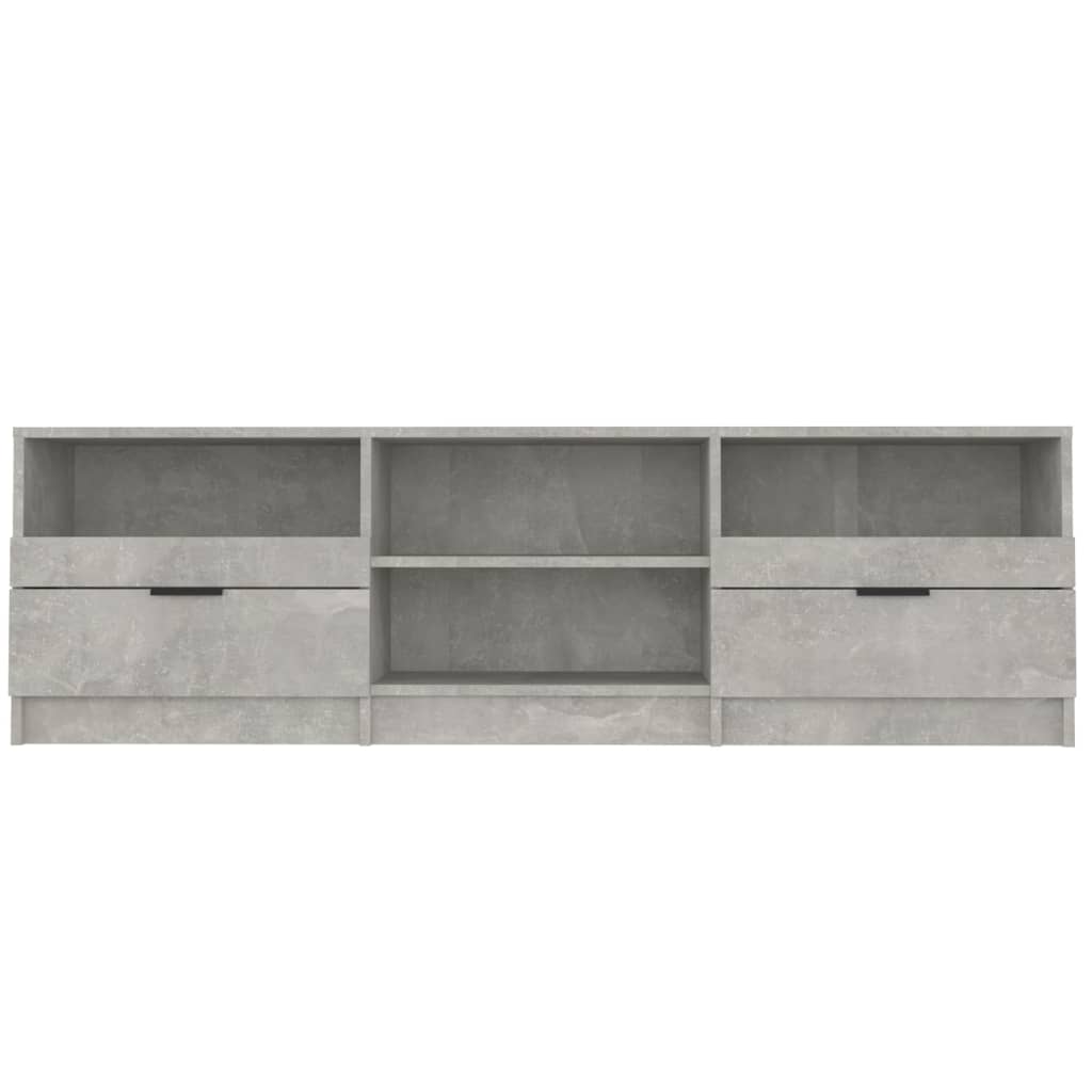 Tv-Meubel 50X33,5X45 Cm Bewerkt Hout Betongrijs