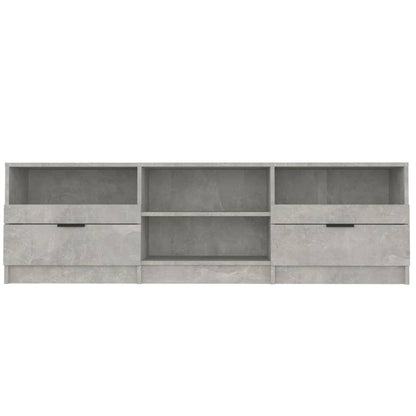 Tv-Meubel 50X33,5X45 Cm Bewerkt Hout Betongrijs