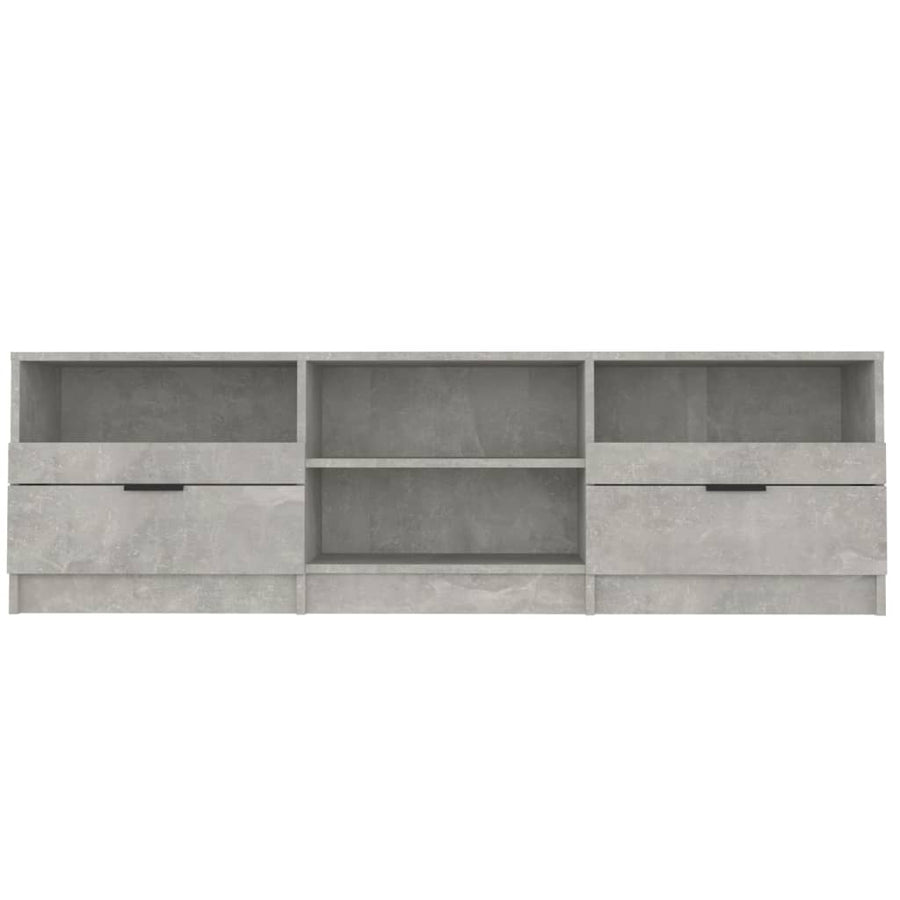 Tv-Meubel 50X33,5X45 Cm Bewerkt Hout Betongrijs