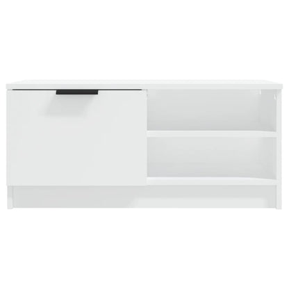 Tv-meubelen 2 st 80x35x36,5 cm bewerkt hout wit 2 Wit