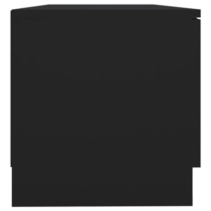 Tv-meubelen 2 st 80x35x36,5 cm bewerkt hout zwart 2 Zwart
