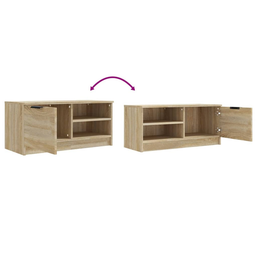 Tv-meubelen 2 st 80x35x36,5 cm bewerkt hout sonoma eikenkleurig 2 Sonoma eiken