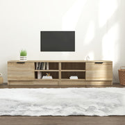 Tv-meubels 2 st 80x35x36,5 cm bewerkt hout