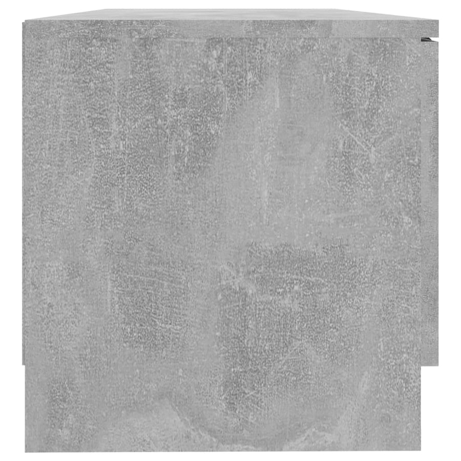 Tv-Meubel 80X35X36,5 Cm Bewerkt Hout 1 Betongrijs