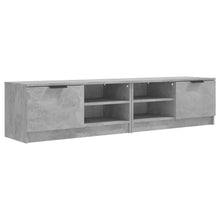 Tv-meubelen 2 st 80x35x36,5 cm bewerkt hout betongrijs 2 Betongrijs