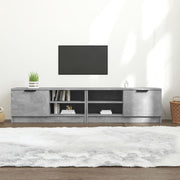 Tv-meubels 2 st 80x35x36,5 cm bewerkt hout betongrijs