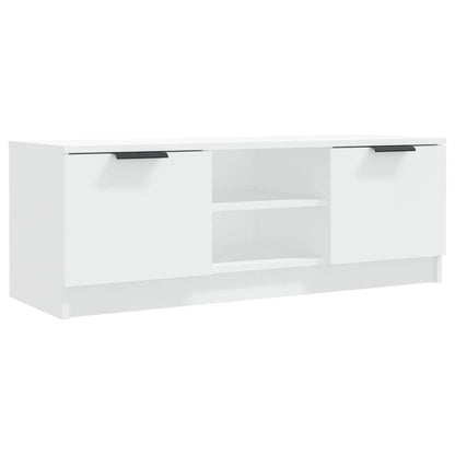 Tv-Meubel 02X35X36,5 Cm Bewerkt Hout Wit