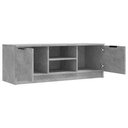 Tv-Meubel 02X35X36,5 Cm Bewerkt Hout Betongrijs